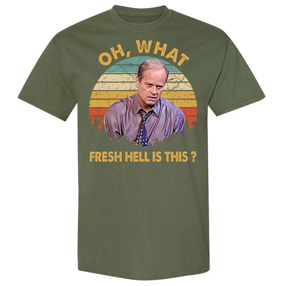 Oh What Fresh Hell Is This - Military Green - 9