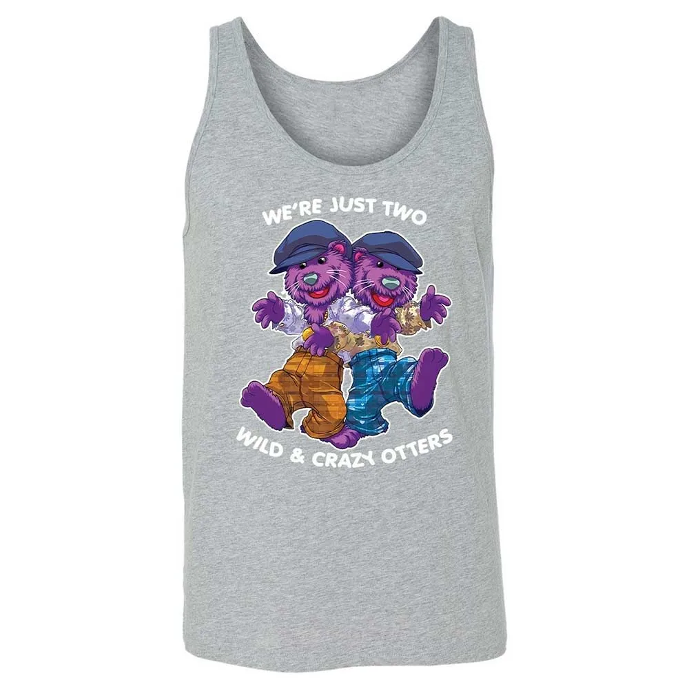 Two wild & crazy otters - Athletic Heather - 10