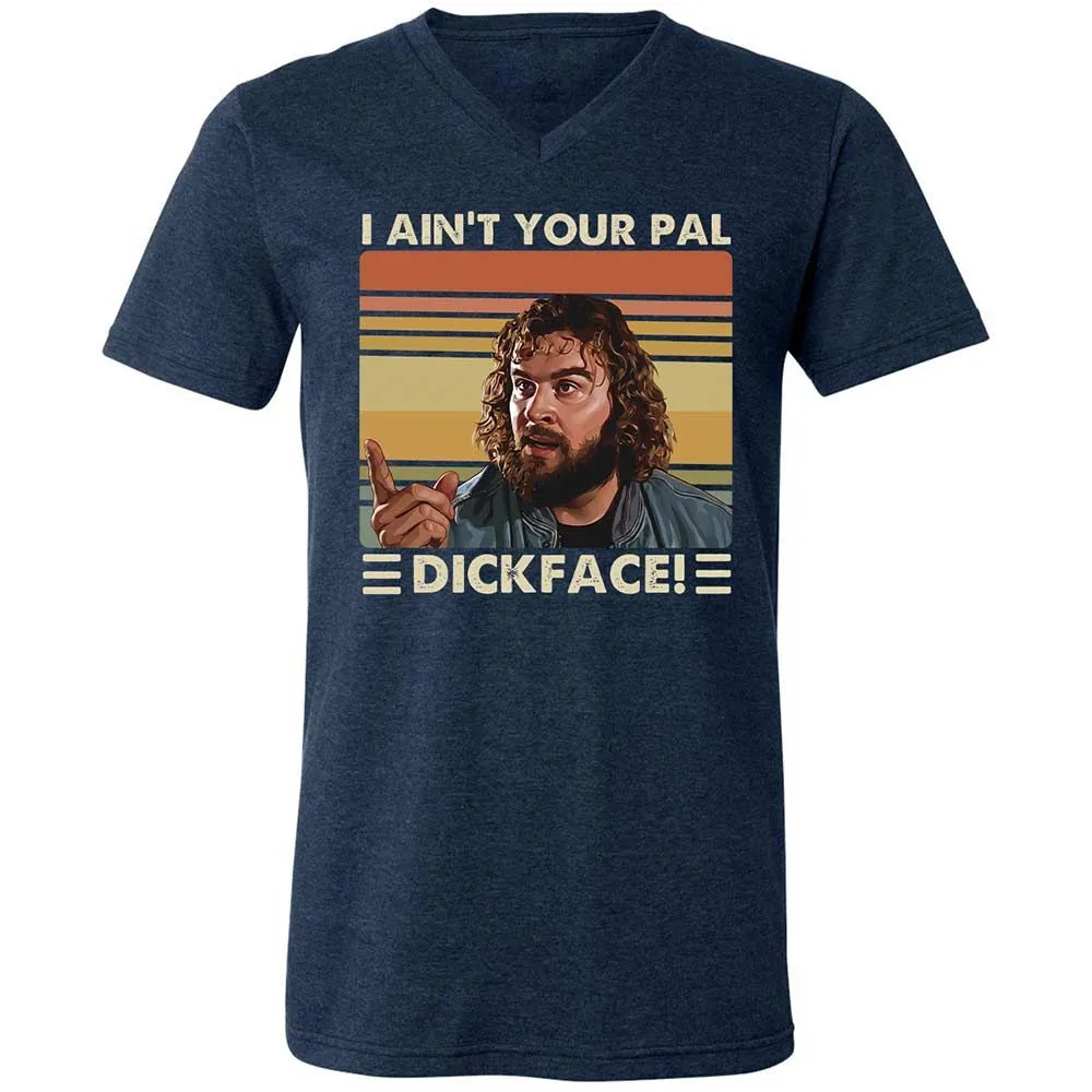 Unisex V-Neck T-Shirt - 7171MR1X - Heather Navy - 3