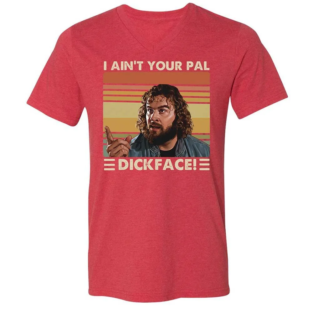 Unisex V-Neck T-Shirt - 7171MR1X - Heather Red - 7