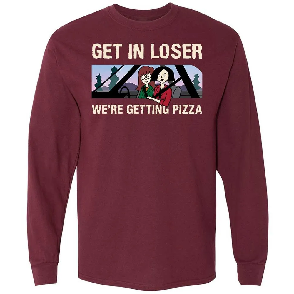 Long Sleeve T-Shirt - PVGT37RQ - Maroon - 6