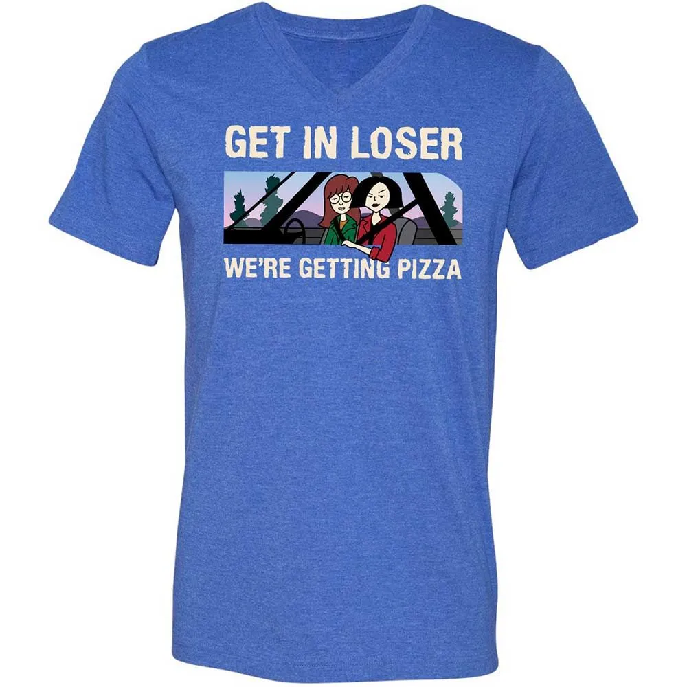 Unisex V-Neck T-Shirt - UNWYVYNR - Heather True Royal - 5