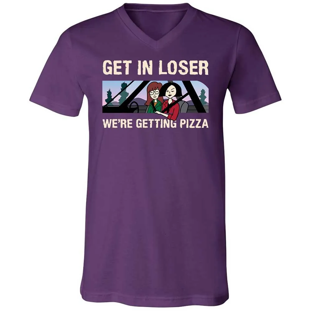 Unisex V-Neck T-Shirt - UNWYVYNR - Team Purple - 10
