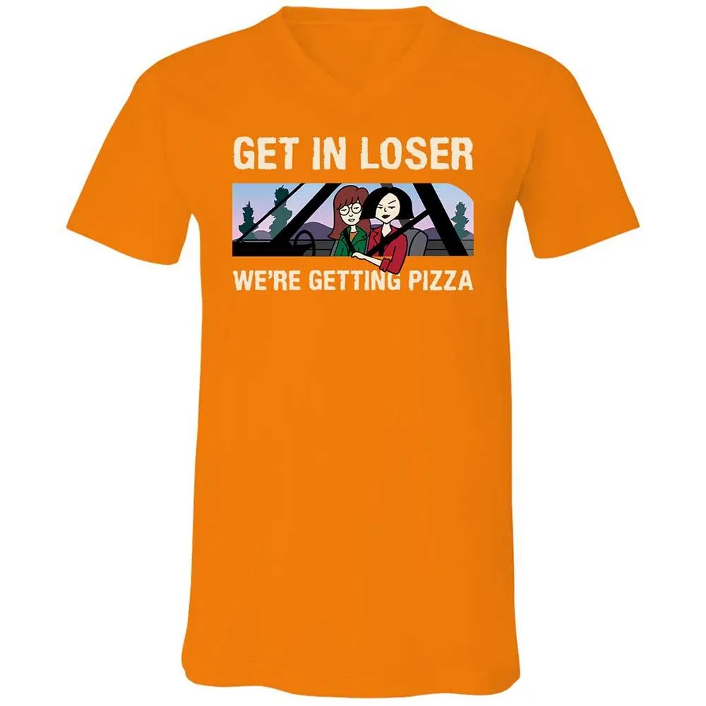Unisex V-Neck T-Shirt - UNWYVYNR - Orange - 12