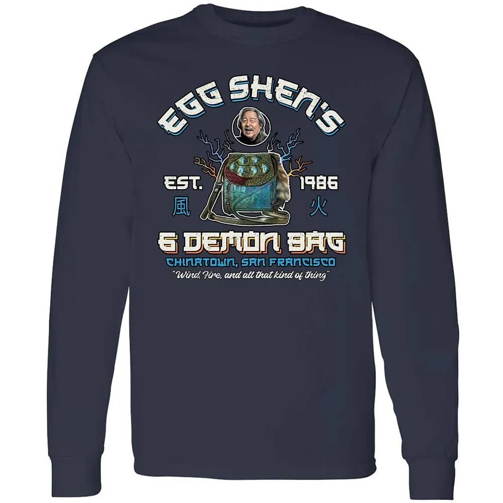 Long Sleeve T-Shirt - L7Y5AYUN - Navy - 2