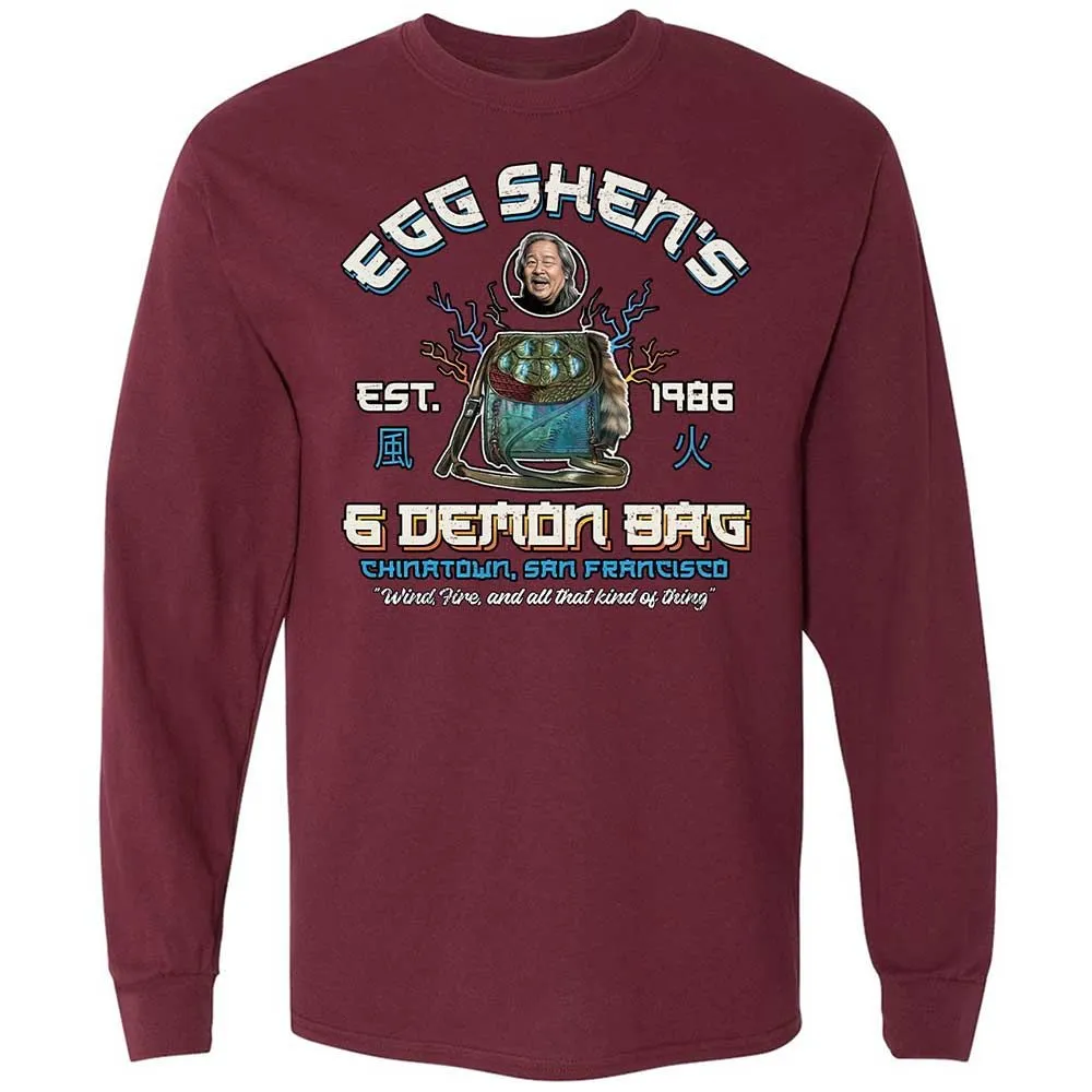 Long Sleeve T-Shirt - L7Y5AYUN - Maroon - 6