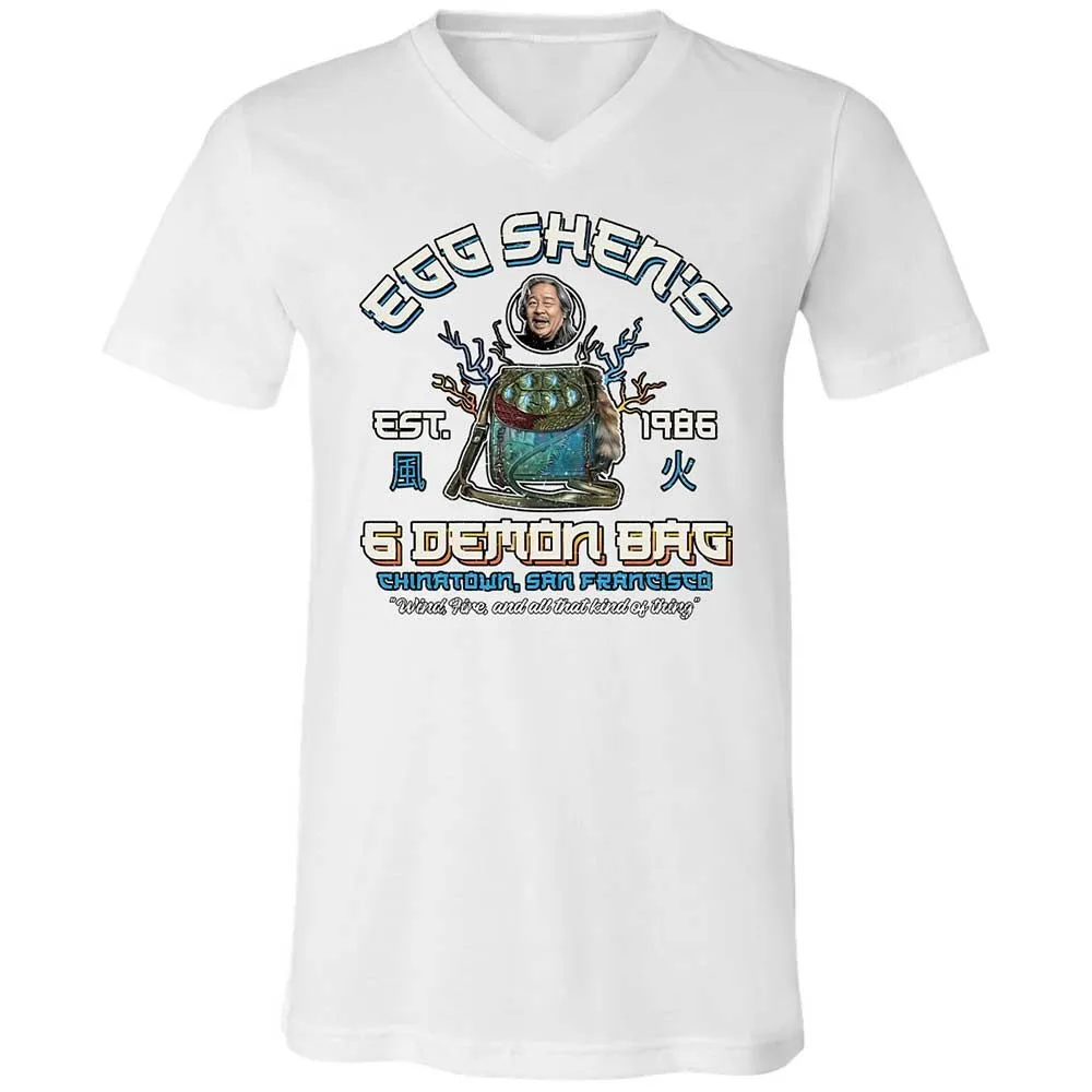 Unisex V-Neck T-Shirt - 7S2TJATG - White - 16
