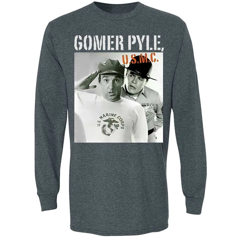 Long Sleeve T-Shirt - 9K9QBV7X - Dark Heather - 5