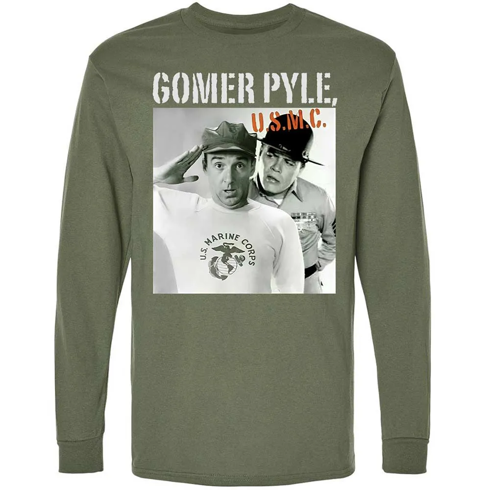 Long Sleeve T-Shirt - 9K9QBV7X - Military Green - 9