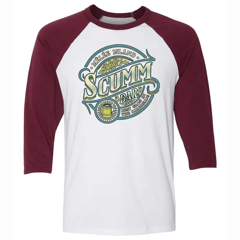 The Pirate Bar - White/Maroon - 7