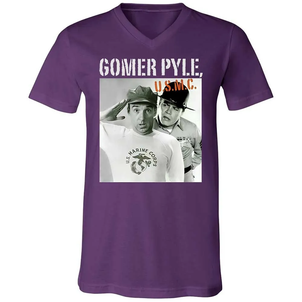 Unisex V-Neck T-Shirt - AB1K4EEC - Team Purple - 10