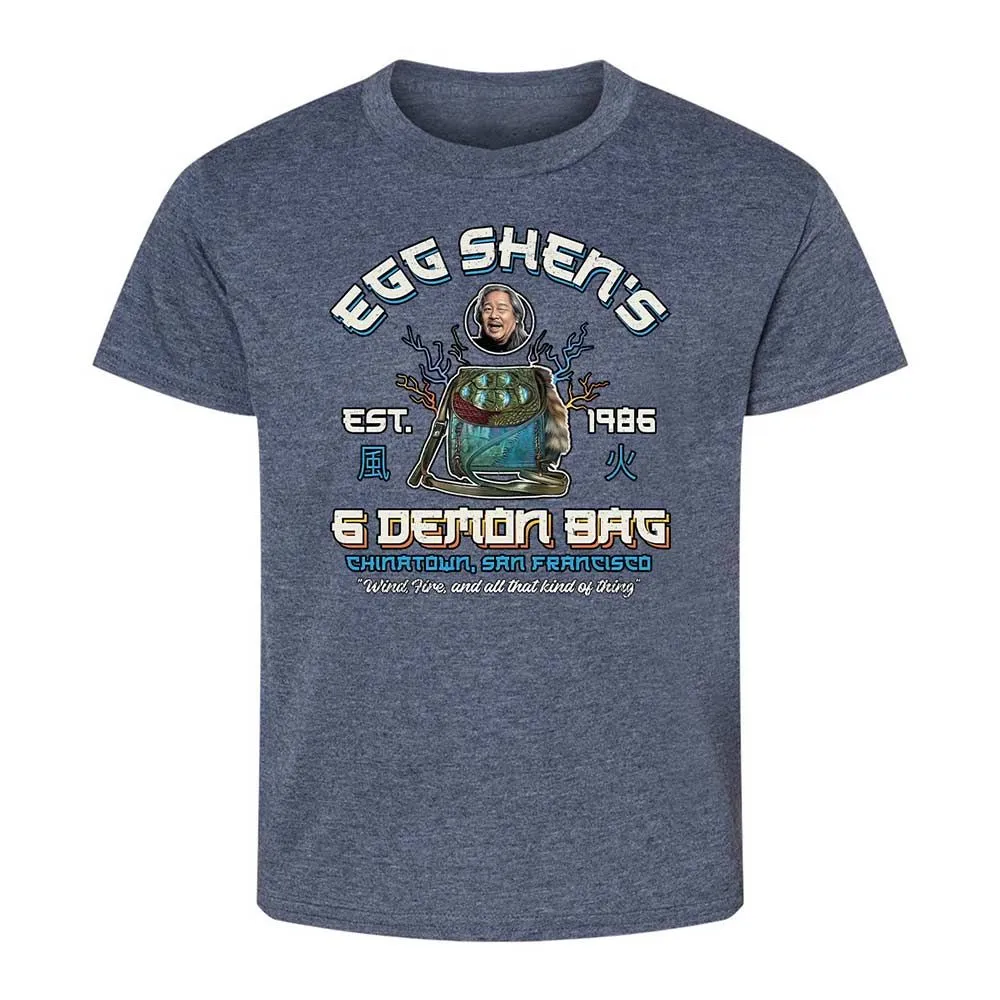 Kids T-Shirt - J8ZBVDPW - Heather Navy - 9