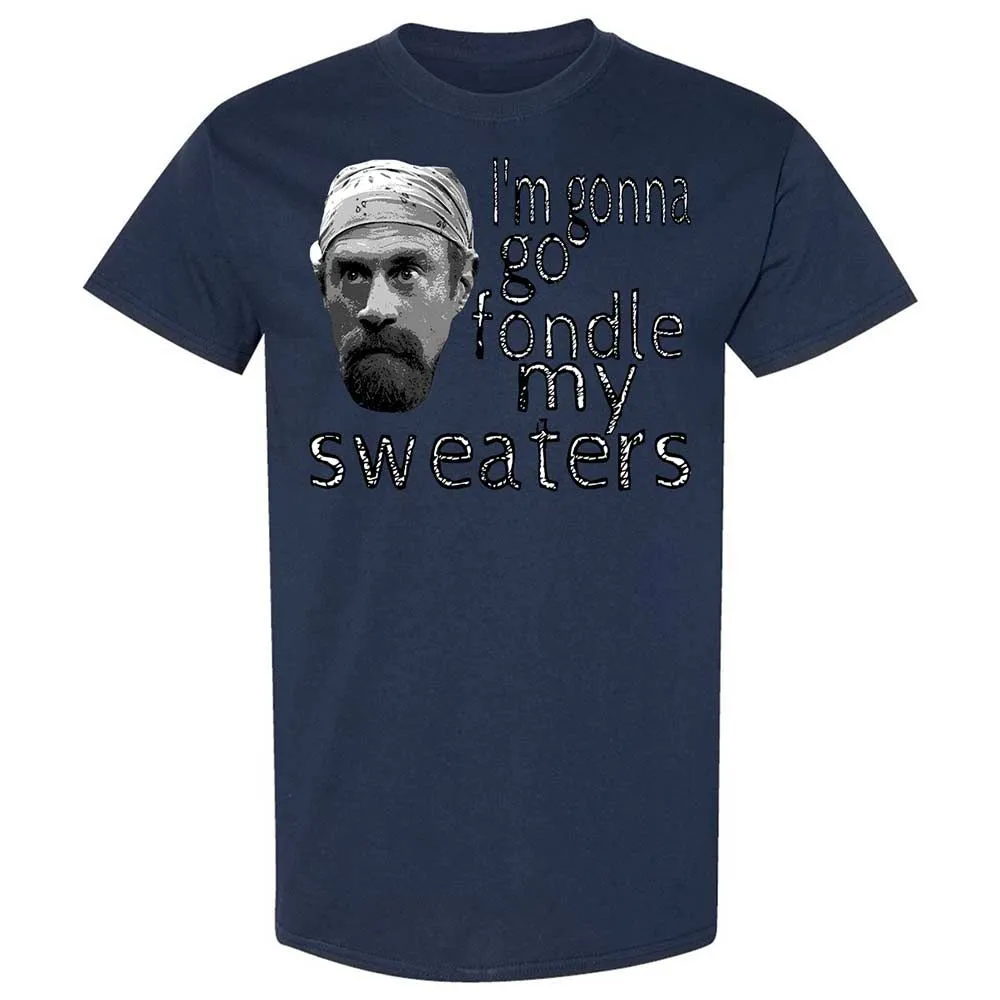 Fondle my sweaters - Navy - 16