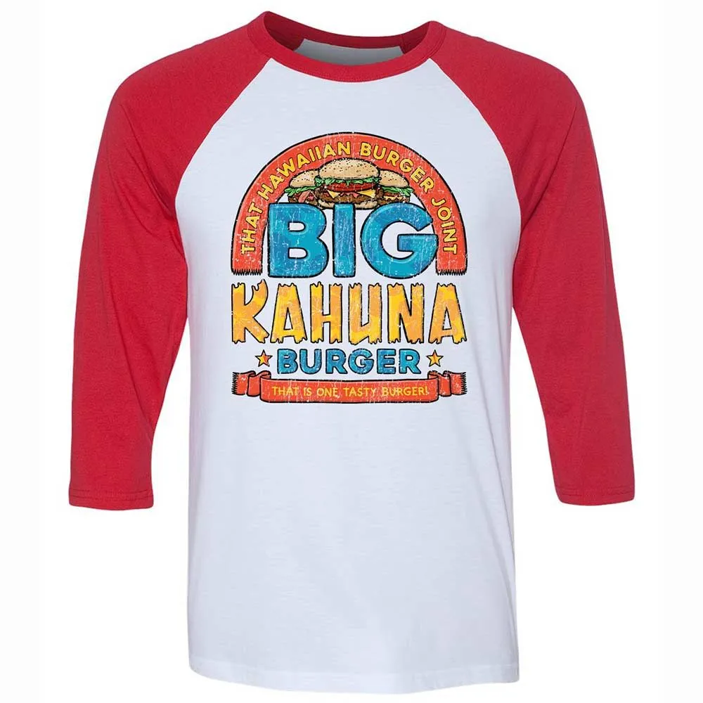 Unisex 3/4 Baseball Tee - NSJUP5DV - White/Red - 9