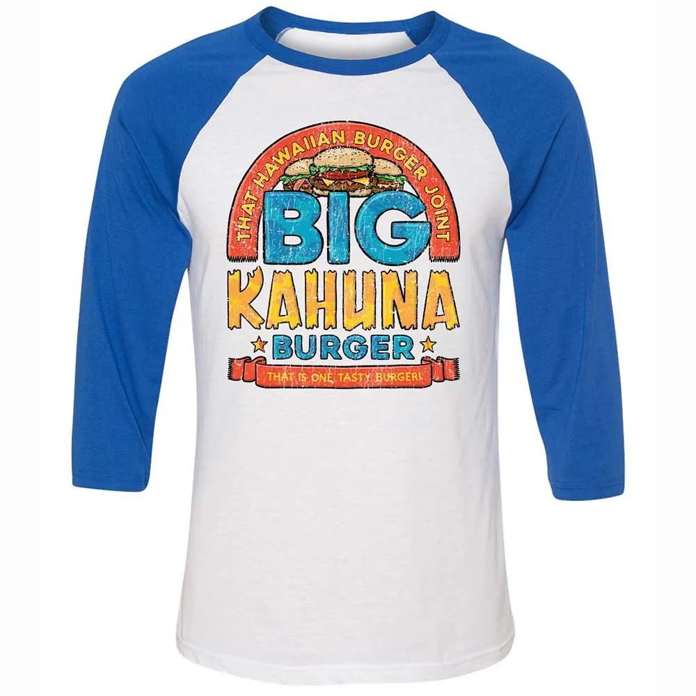 Unisex 3/4 Baseball Tee - NSJUP5DV - White/True Royal - 10