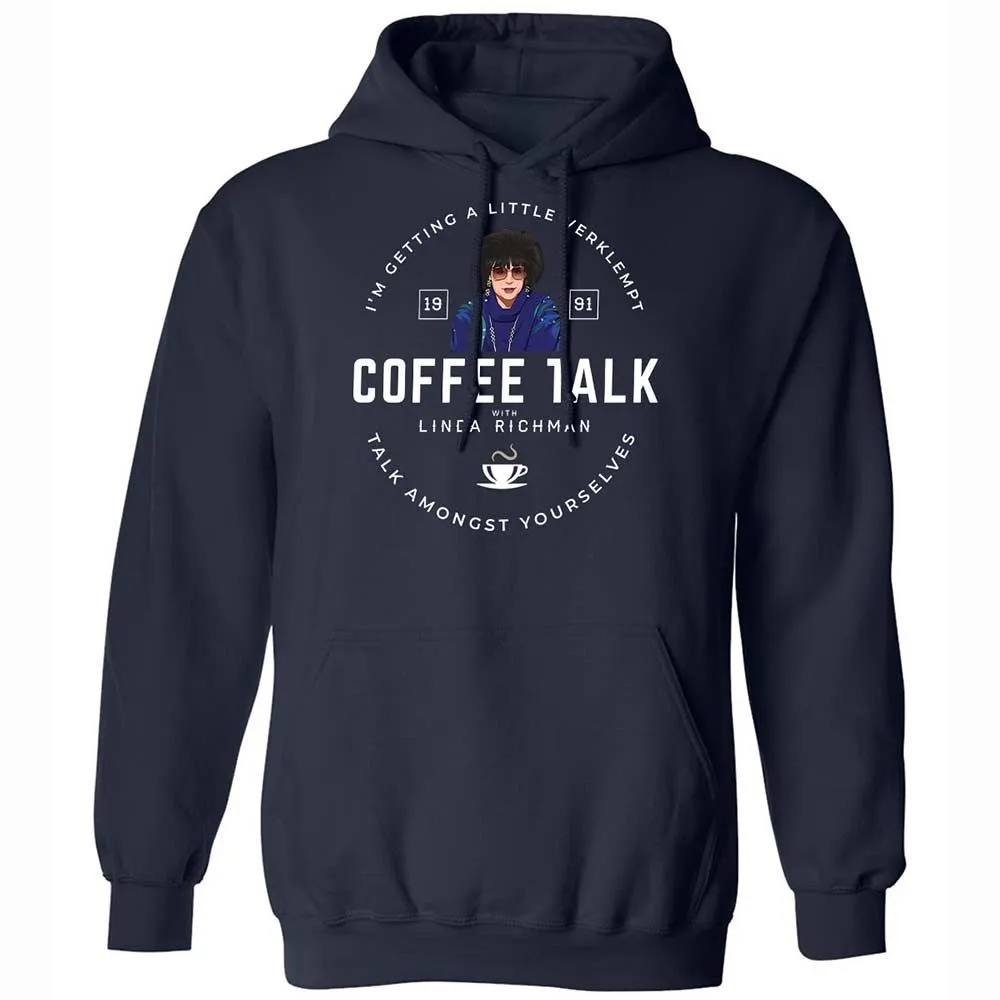 Coffee Talk with Linda Richman - Navy - 2