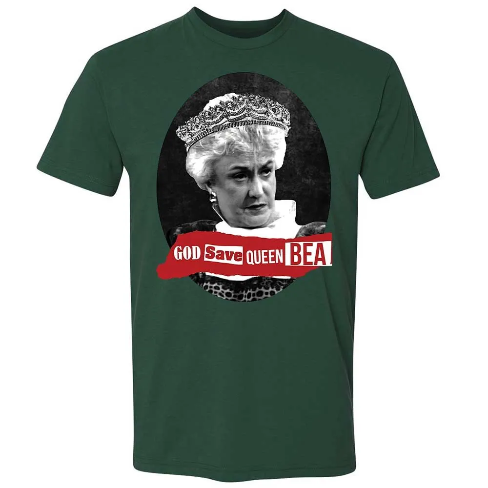 God Save Queen Bea - Forest Green - 16