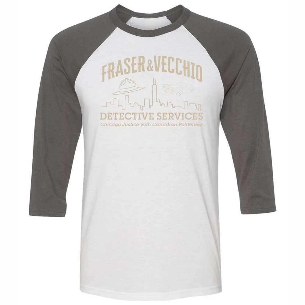 Unisex 3/4 Baseball Tee - LUMG52UP - White/Asphalt - 2