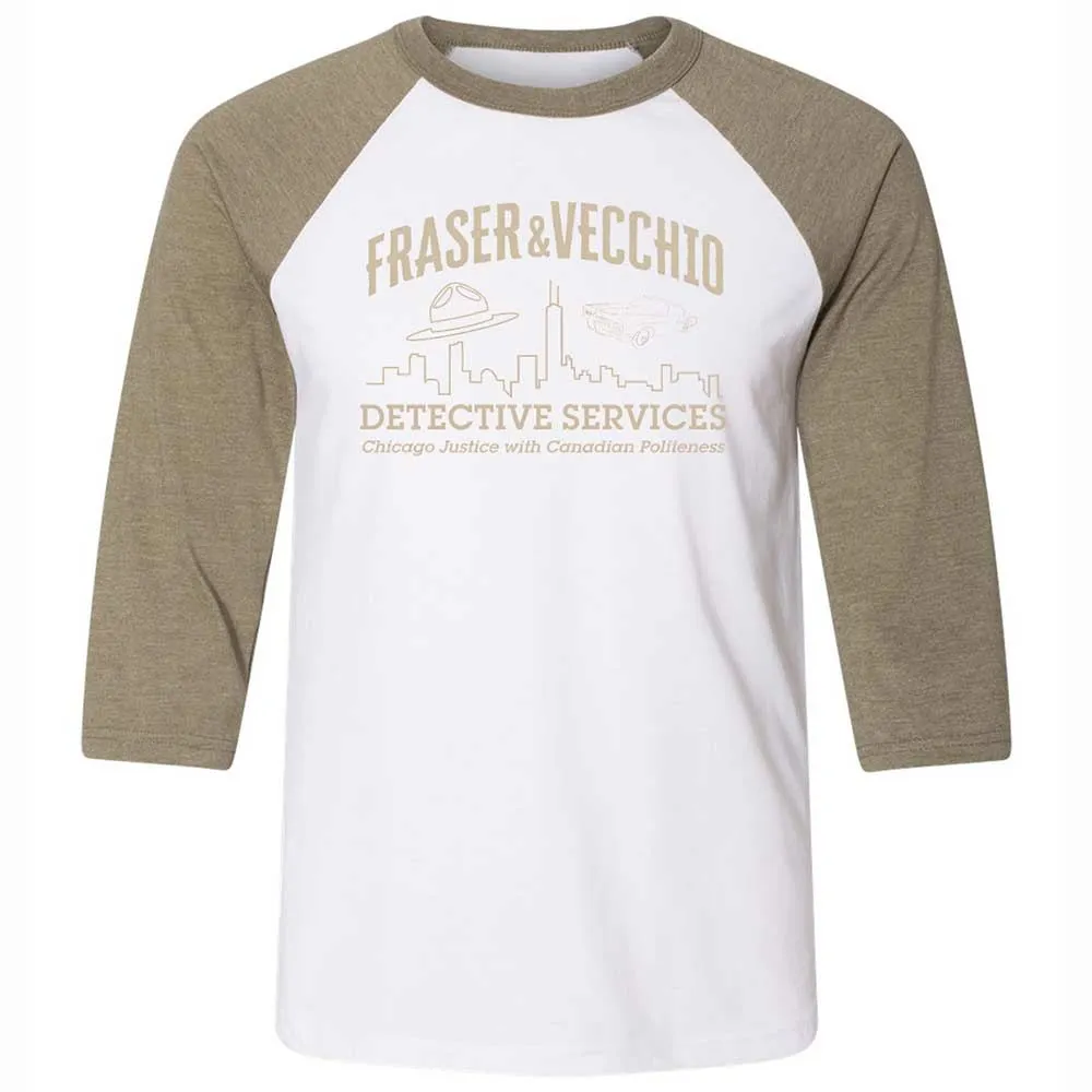 Unisex 3/4 Baseball Tee - LUMG52UP - White/Heather Olive - 4