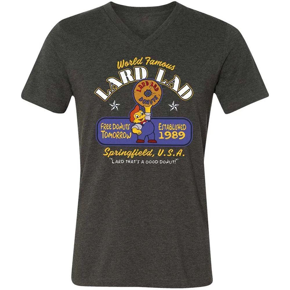 Unisex V-Neck T-Shirt - Y7LG7PQW - Dark Grey Heather - 9
