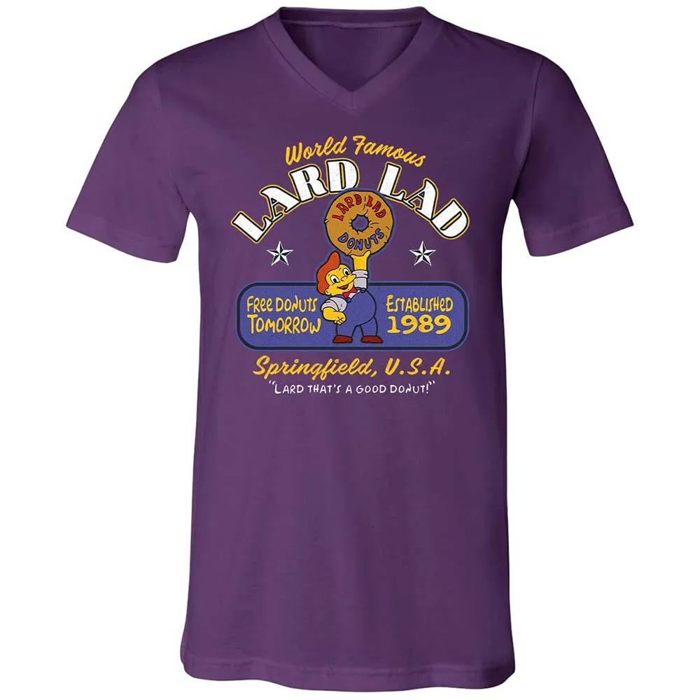 Unisex V-Neck T-Shirt - Y7LG7PQW - Team Purple - 10