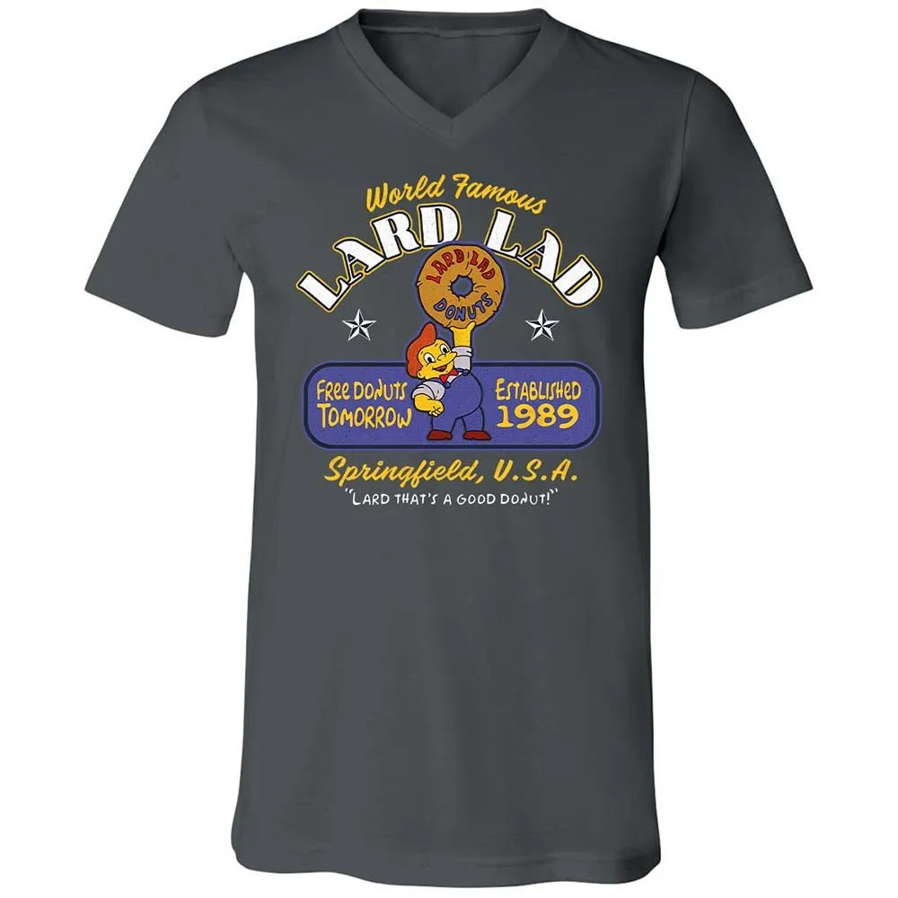 Unisex V-Neck T-Shirt - Y7LG7PQW - Asphalt - 13