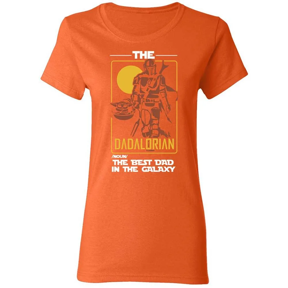 The Dadalorian The Best Dad In The Galaxy - Orange - 12