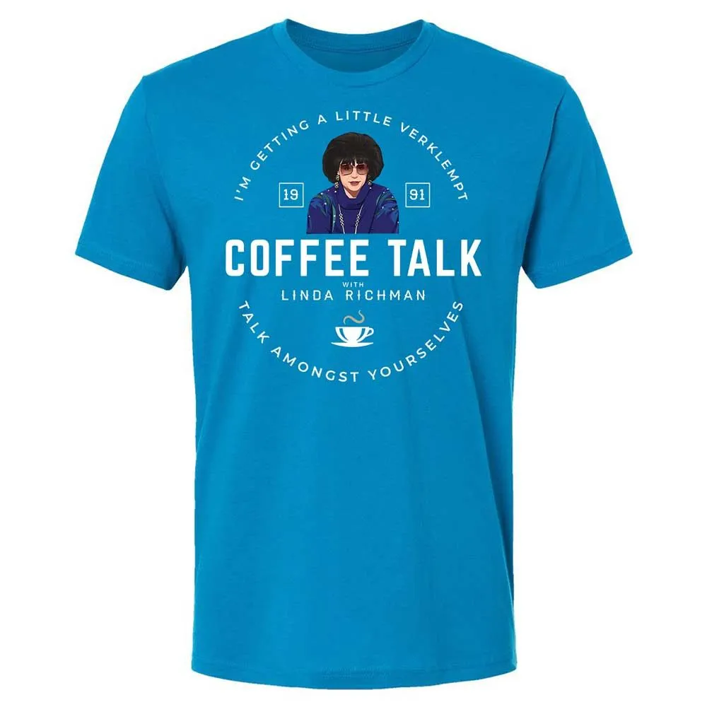 Coffee Talk with Linda Richman - Turquoise - 15