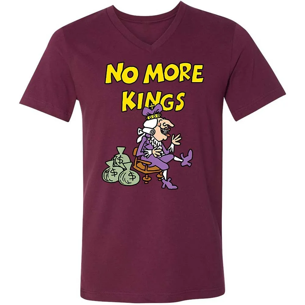 Unisex V-Neck T-Shirt - T89NUSGP - Maroon - 8