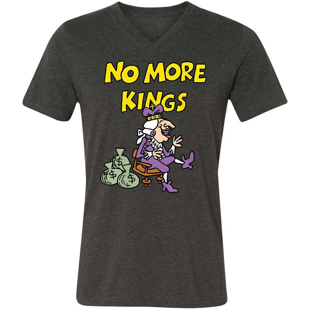 Unisex V-Neck T-Shirt - T89NUSGP - Dark Grey Heather - 9