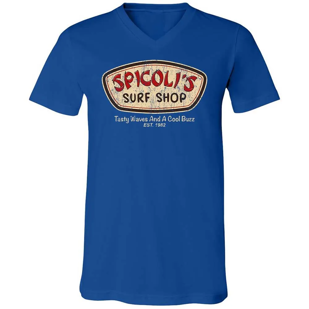 Unisex V-Neck T-Shirt - 7CDQ9Z8J - True Royal - 4