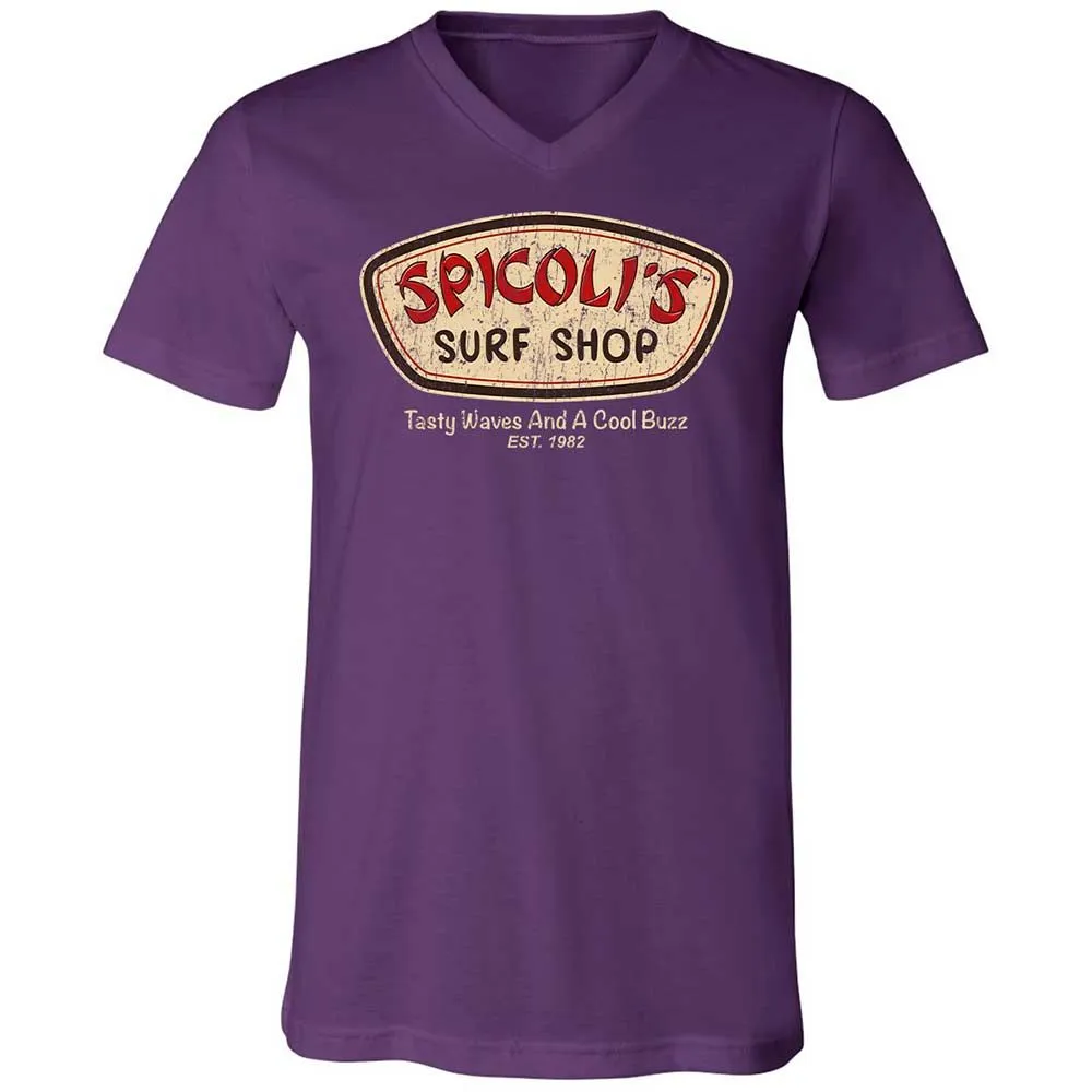 Unisex V-Neck T-Shirt - 7CDQ9Z8J - Team Purple - 10