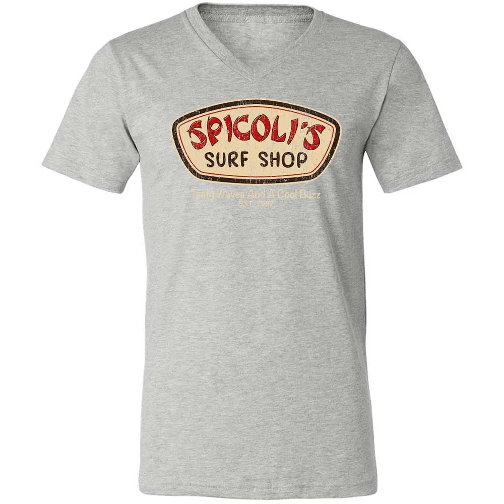Unisex V-Neck T-Shirt - 7CDQ9Z8J - Athletic Heather - 15