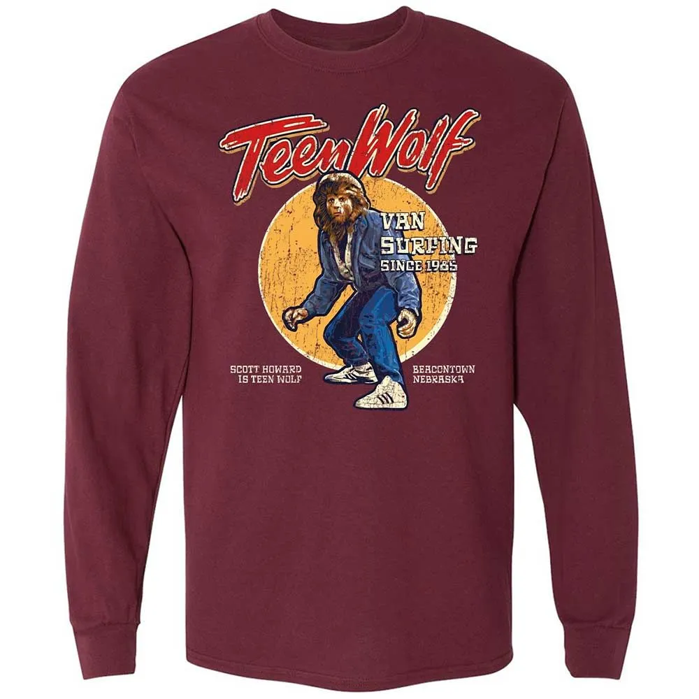 Long Sleeve T-Shirt - 5UR4BW95 - Maroon - 6