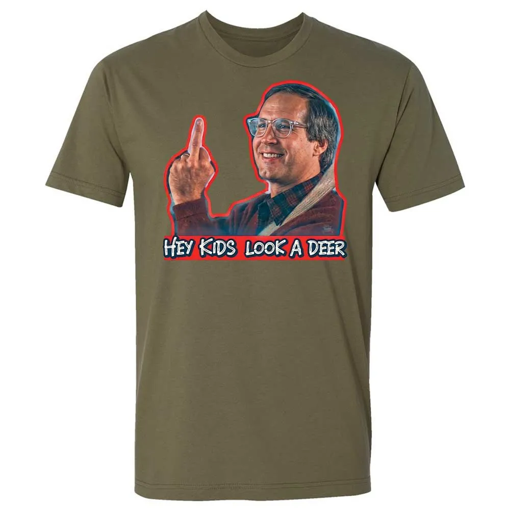 Hey Kids, Look a Deer - Military Green - 12