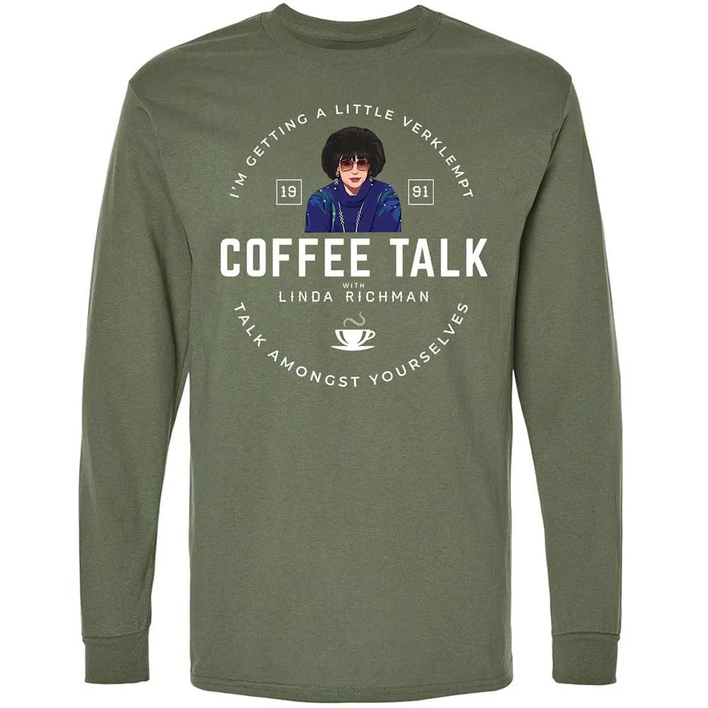 Coffee Talk with Linda Richman - Military Green - 9
