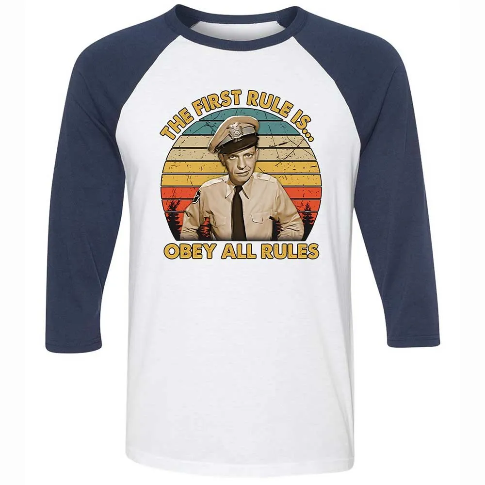 Unisex 3/4 Baseball Tee - 2W4NTQK9 - White/Navy - 8
