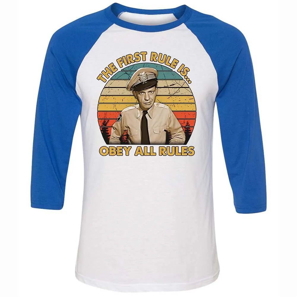 Unisex 3/4 Baseball Tee - 2W4NTQK9 - White/True Royal - 10