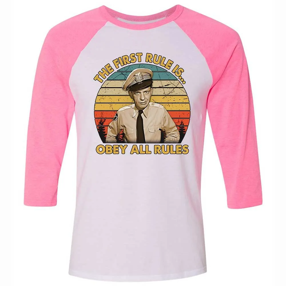 Unisex 3/4 Baseball Tee - 2W4NTQK9 - White/Neon Pink - 12