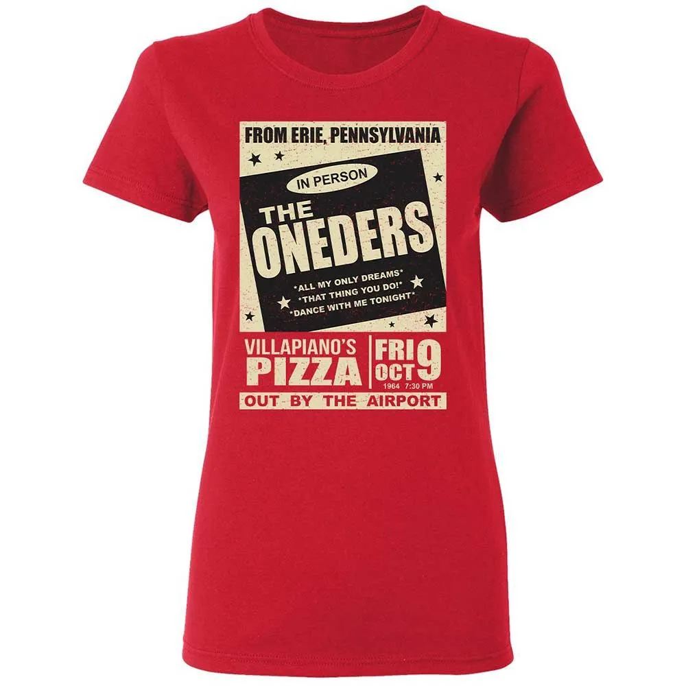Women's T-Shirt - NFQCCDGK - Red - 9