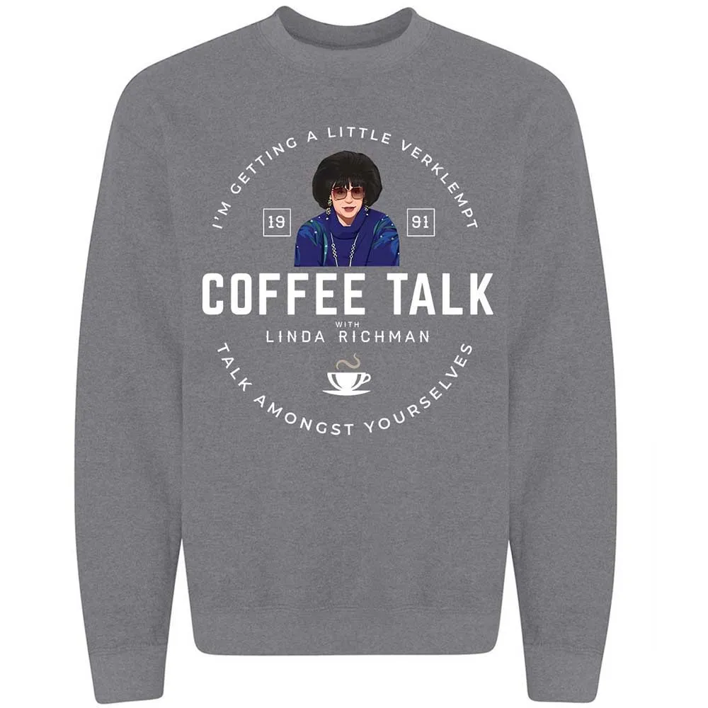 Coffee Talk with Linda Richman - Graphite Heather - 7