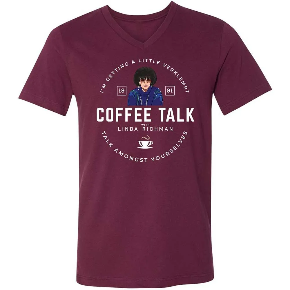 Coffee Talk with Linda Richman - Maroon - 8