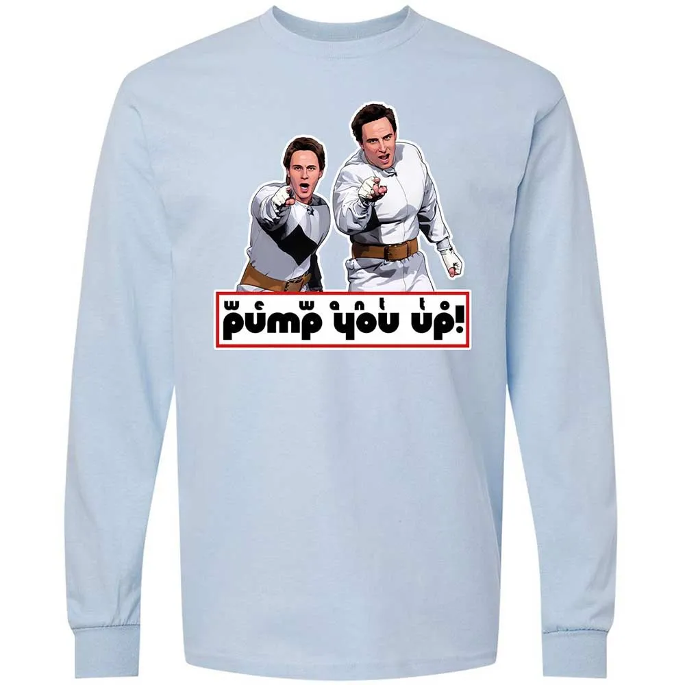 We Want To Pump You Up - Light Blue - 18