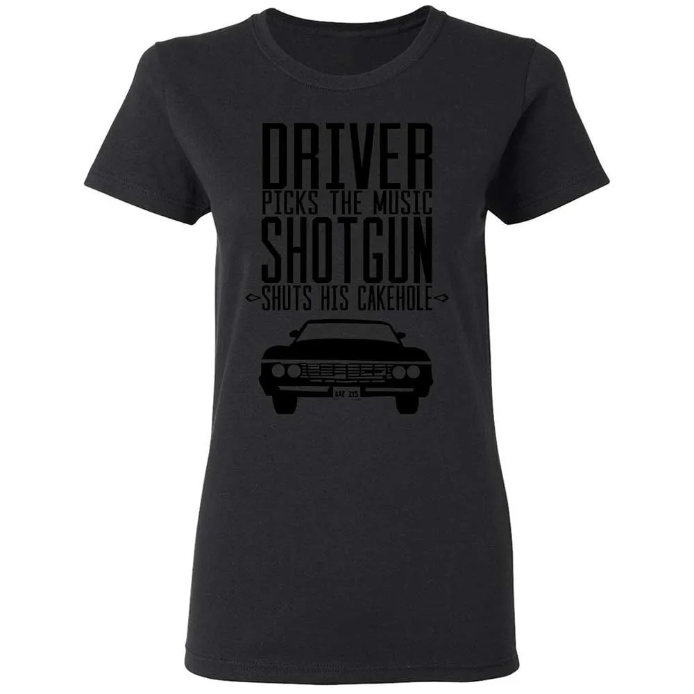 Women's T-Shirt - WZGAL56K - Black - 13
