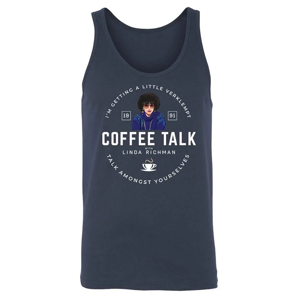 Coffee Talk with Linda Richman - Navy - 2