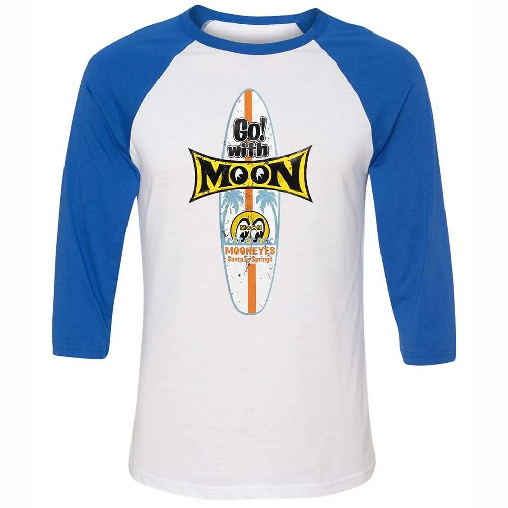 Unisex 3/4 Baseball Tee - R8AHKXFU - White/True Royal - 10