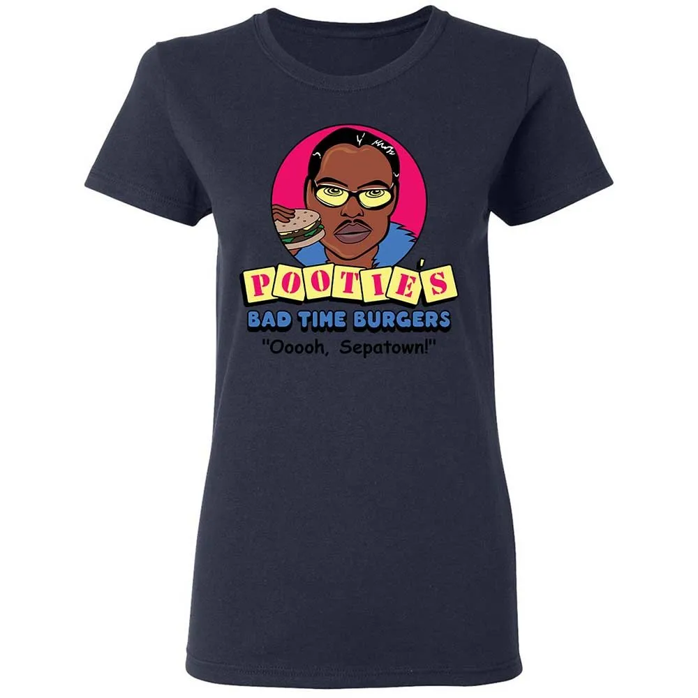 Pootie's Bad Time Burgers - Navy - 14
