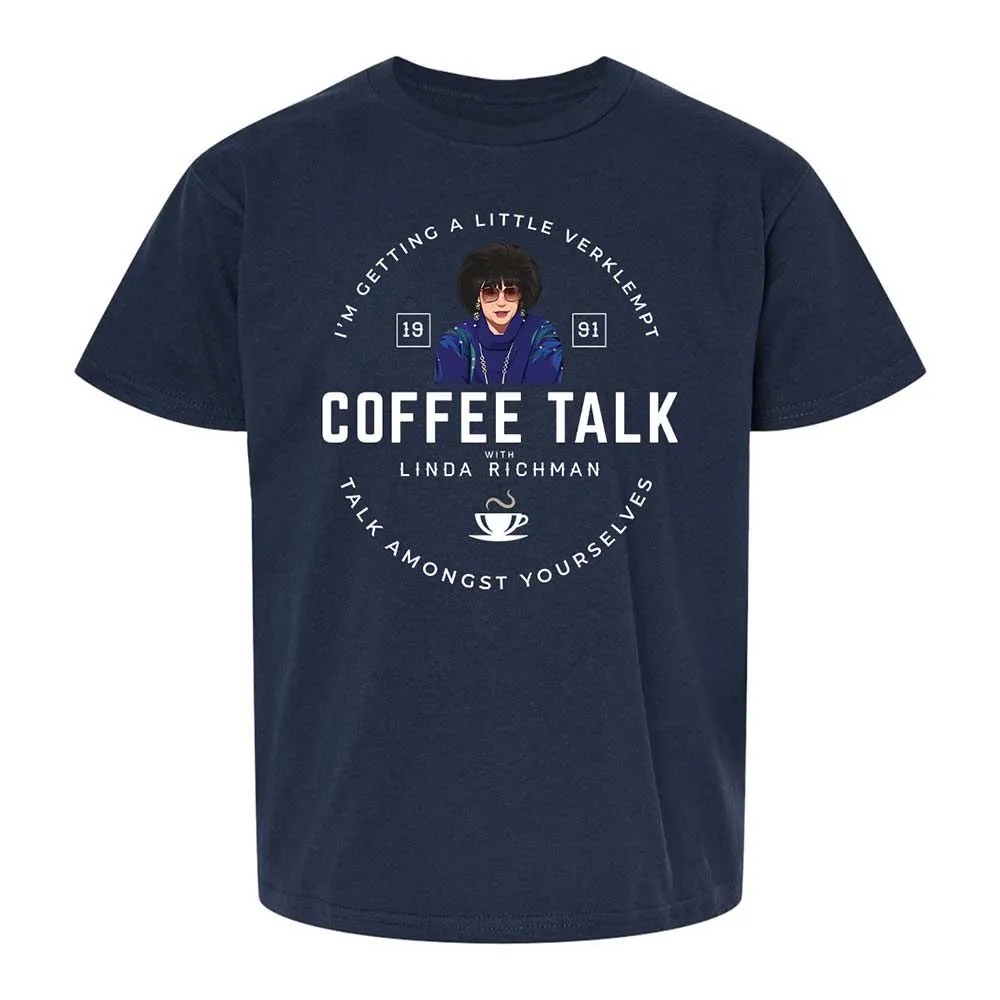 Coffee Talk with Linda Richman - Navy - 2