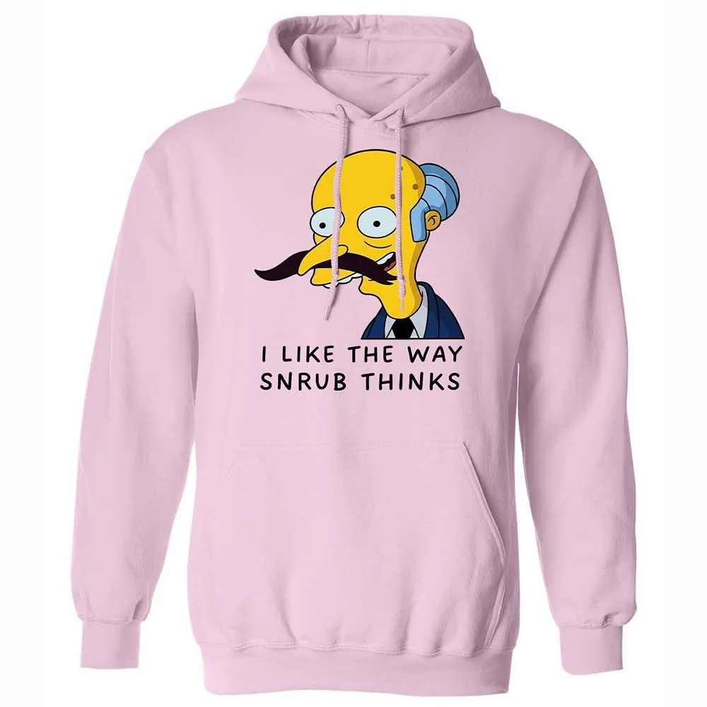 I Like the Way Snrub Thinks - Light Pink - 7