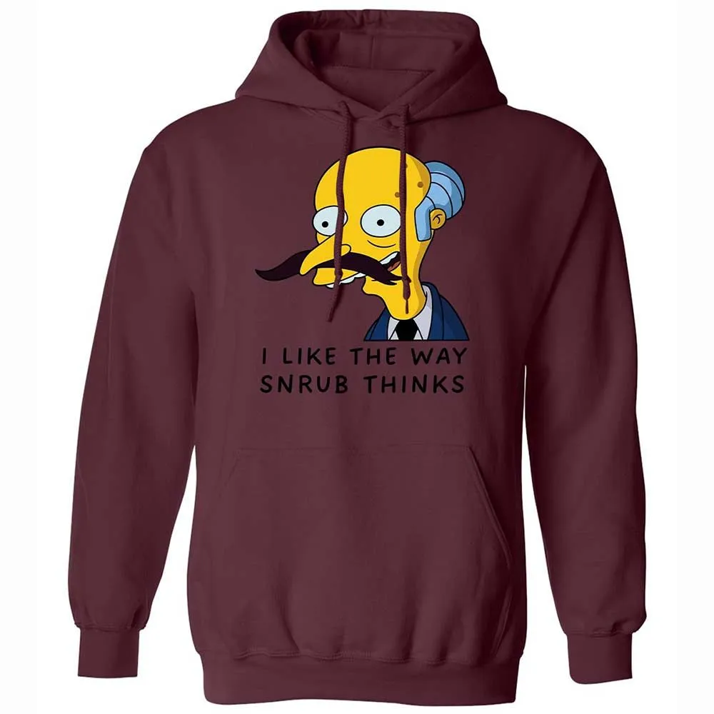 I Like the Way Snrub Thinks - Maroon - 19